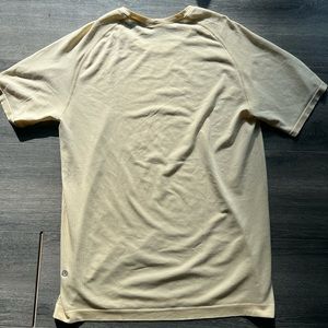 LuluLemon Metal Vent Tech 2.0 Shirt - L - Pale Yellow